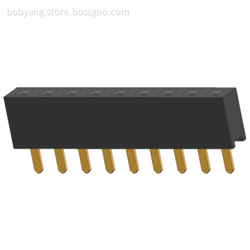 2.54mm Pitch Female Header Single Row Straight